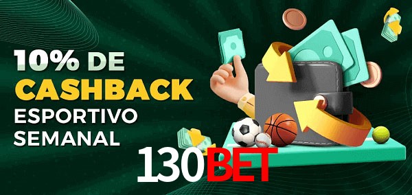 10% de bônus de cashback na 130bet